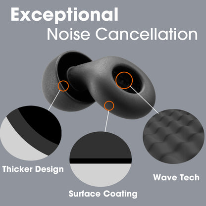 Silence Earplugs - Eclipse Black