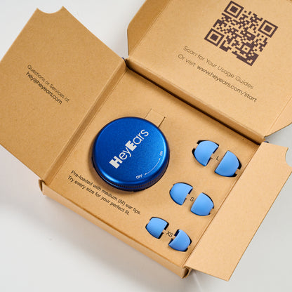 Silence Earplugs - Serenity Blue